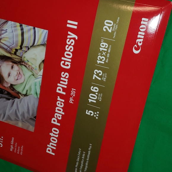 Canon Pixma Inkjet Photo Paper 13 x 9 20 Sheets New - Picture 3 of 5